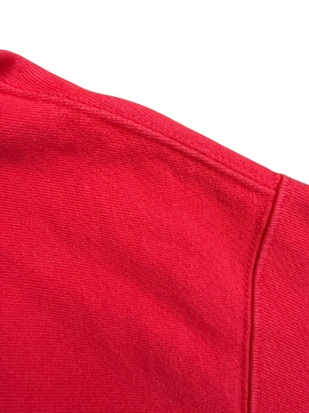 Champion Reverse Weave Red Script Logo Hoodie Large - Picture 10 of 15